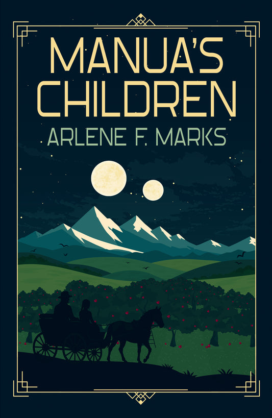 Front cover of Manua's Children by Arlene F. Marks, a young adult science fiction novel